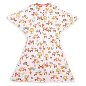 Woodlands ZipadeeZip Pink and White Sleep Sack | Size Small 4-8month